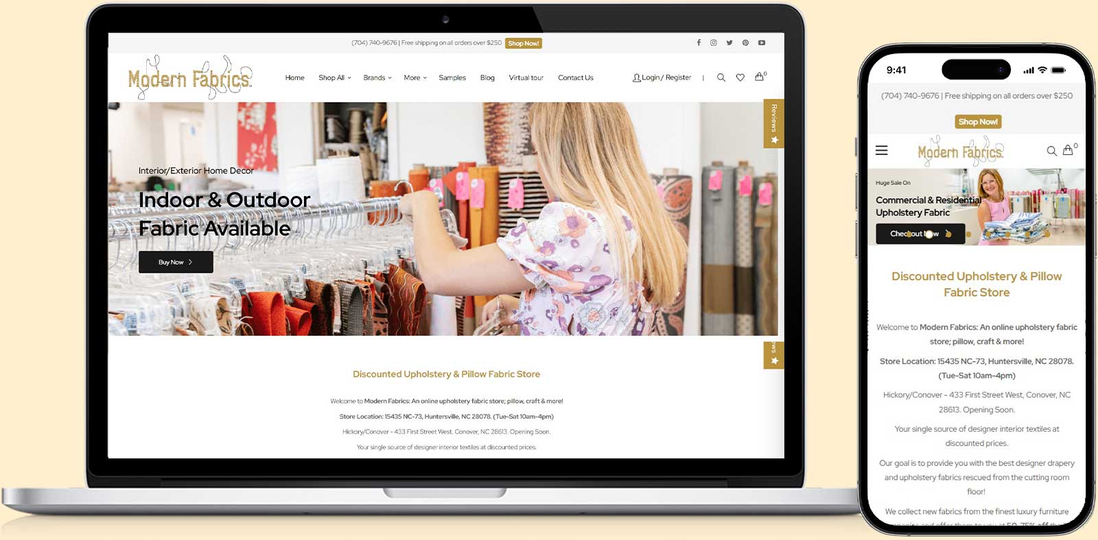 Modern Fabrics Case Study | Ariya InfoTech