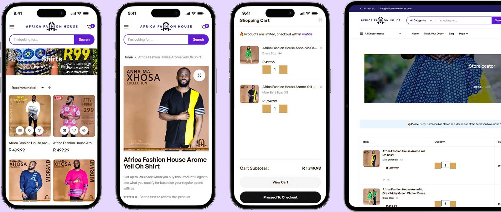 Africa Fasgion House Case Study | Ariya InfoTech