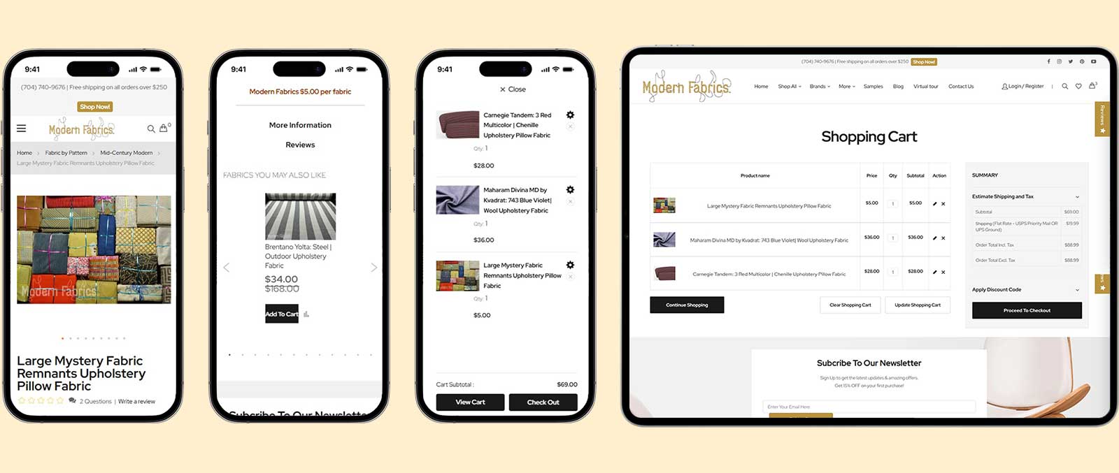 Modern Fabrics Case Study | Ariya InfoTech